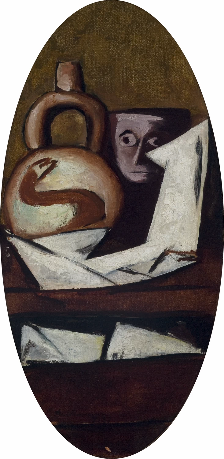 Natura morta con figura messicana, 1931 - Saint Louis Art Museum